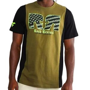 🆕️Rock Revival Neon Graphic SS T-Shirt. Men's Size: Large